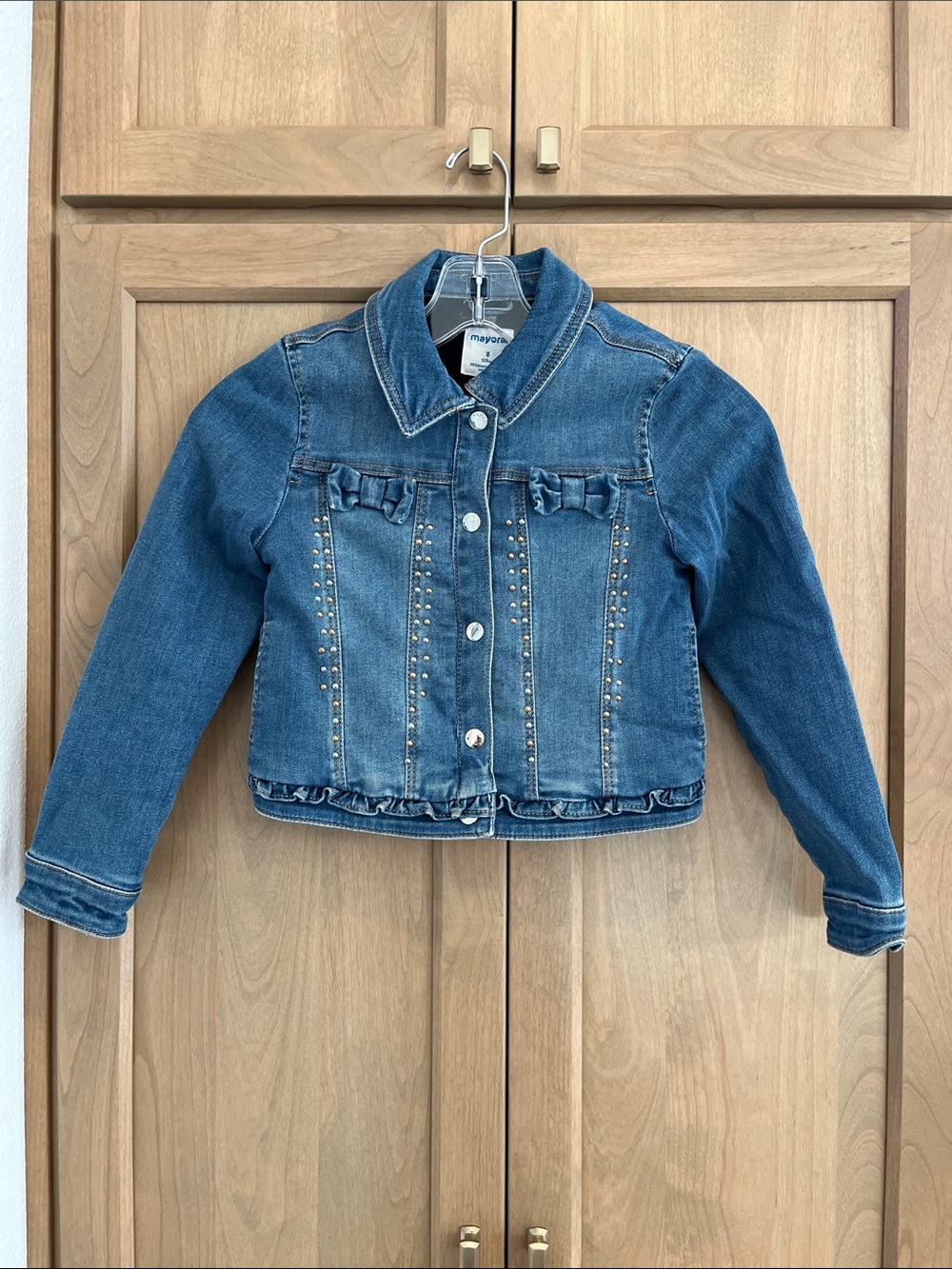 Mayoral Embellished Denim Jacket